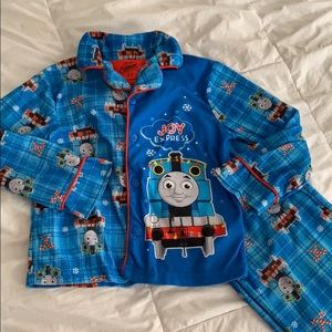 Thomas and Friends Holiday Pajama Set 5T